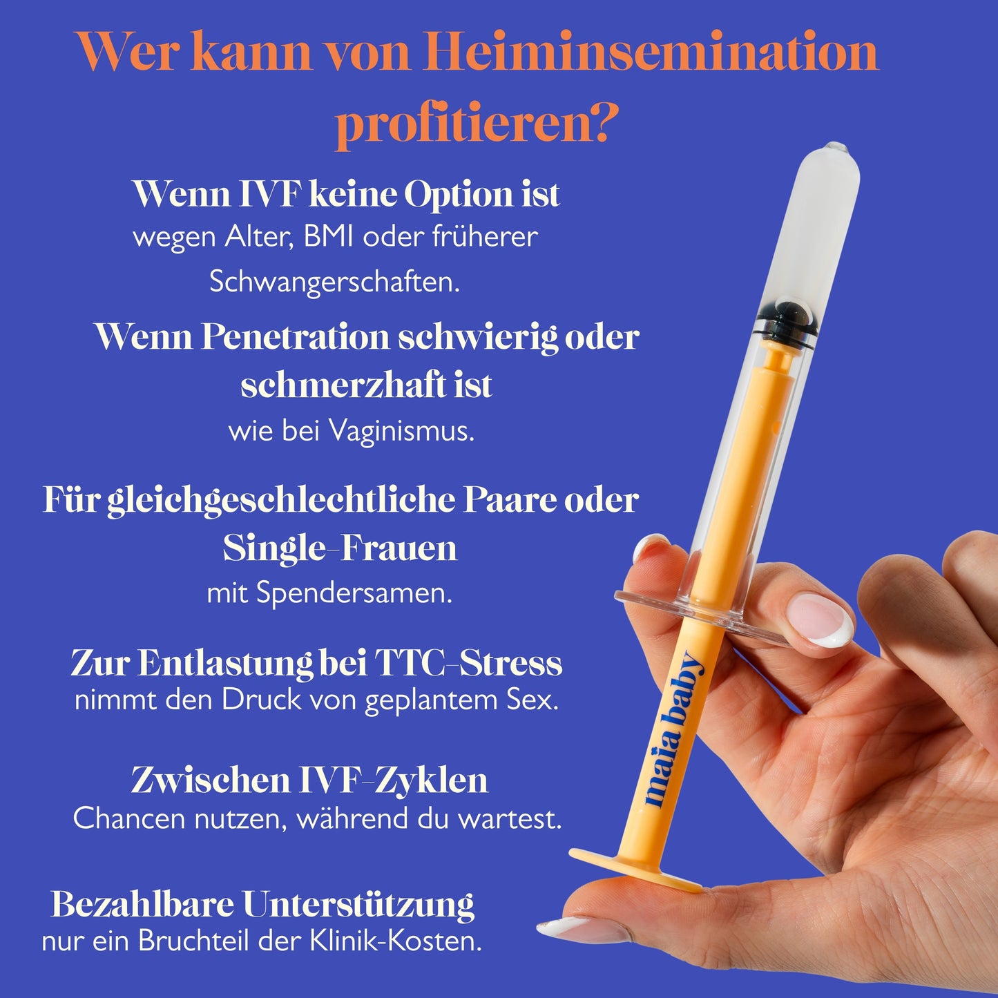 Für wen eignet sich die Heiminsemination zu Hause